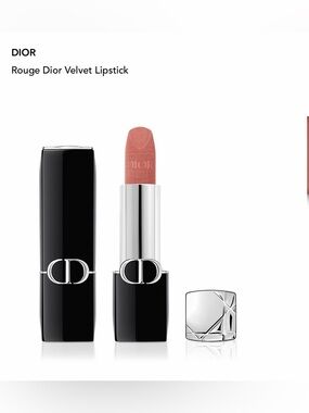 Dior Rouge Dior 100 Nude Look Velvet Lipstick miniature